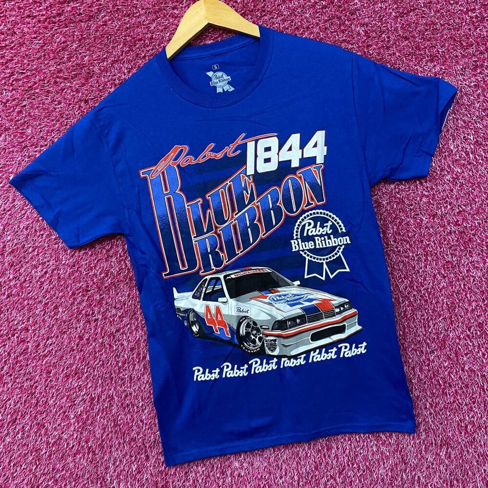 Pabst Blue Ribbon Racing 1844 Promo T-Shirt Small - Picture 3 of 4